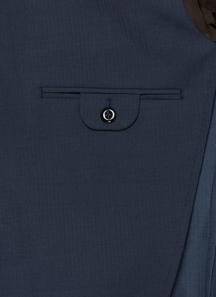  - J∞QUALITY  - Herringbone Single Breasted Blazer