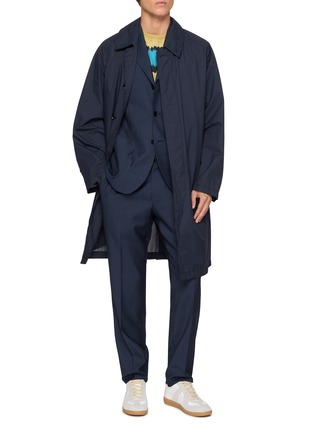 模特儿示范图 - 点击放大 - J∞QUALITY  - Herringbone Single Breasted Blazer