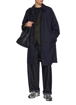 模特儿示范图 - 点击放大 - J∞QUALITY  - Oversized Washi Yarn T-Shirt