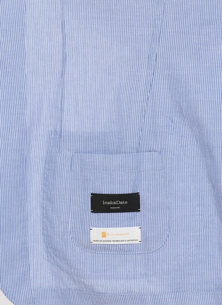  - J∞QUALITY  - Reversible Striped Single Breasted Blazer