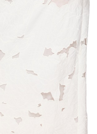  - BOINIGAN - Floral Cutwork Lace Cotton Midi Straight Skirt