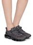 模特儿示范图 - 点击放大 - MIZUNO - Wave Prophecy Strap 2 Unisex Sneakers