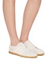 模特儿示范图 - 点击放大 - ADIDAS - Gazelle Lo Pro Women's Sneakers