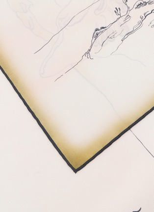 细节 - 点击放大 - LEMAIRE - HABOTAI 真丝围巾