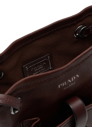 细节 - 点击放大 - PRADA - Pocket Leather Crossbody Shoulder Bag