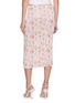 背面 - 点击放大 - BERNADETTE - Robbie Floral Print Straight Midi Skirt