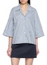 首图 - 点击放大 - BERNADETTE - Short Sleeve Petit Beurre Embroidered Cotton Shirt