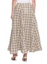 背面 - 点击放大 - BERNADETTE - Kennedy Plaid Flared Midi Skirt
