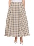 首图 - 点击放大 - BERNADETTE - Kennedy Plaid Flared Midi Skirt
