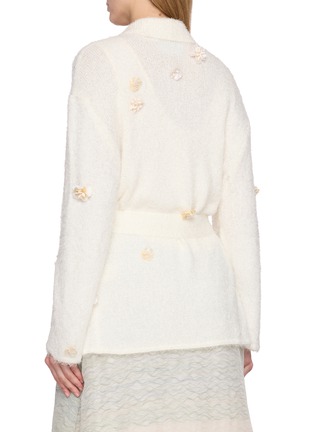 背面 - 点击放大 - BERNADETTE - Beaumont Floral Embellished Knit Blazer Cardigan