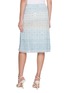 背面 - 点击放大 - BERNADETTE - Bob Drawstring Waistband Sequinned Gradient Mesh Skirt