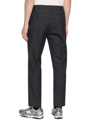 背面 - 点击放大 - COMME DES GARÇONS HOMME DEUX - Striped Straight Leg Tropical Wool Blend Pants