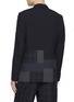 背面 - 点击放大 - COMME DES GARÇONS HOMME DEUX - Single Breasted Chequered Patchwork Hem Wool Blazer