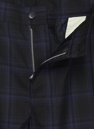  - COMME DES GARÇONS HOMME DEUX - Shadow Chequered Straight Leg Wool Pants