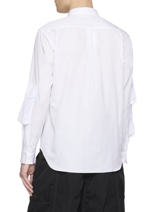背面 - 点击放大 - COMME DES GARÇONS HOMME DEUX - Sleeve Pocket Cotton Shirt