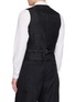 背面 - 点击放大 - COMME DES GARÇONS HOMME DEUX - Double Breasted Tailored Vest
