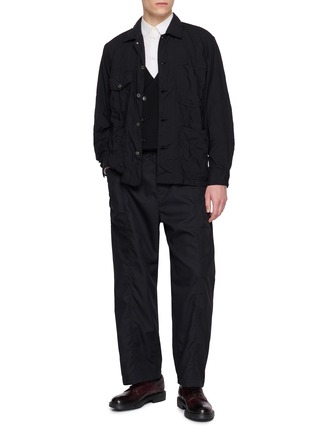 模特儿示范图 - 点击放大 - COMME DES GARÇONS HOMME DEUX - Double Breasted Tailored Vest