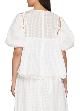 背面 - 点击放大 - EPINGLER - Ribbon Detail Cut Out Blouse