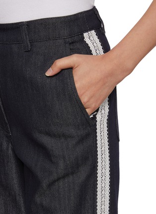  - EPINGLER - Lace Side Stripe Dark Wash Jeans