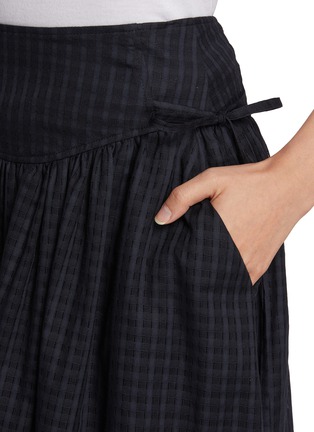  - EPINGLER - Tie Detail Gathered Midi Skirt