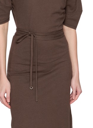  - LEMAIRE - 一字领收腰连衣裙