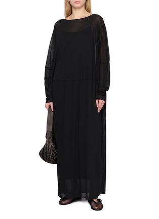 模特儿示范图 - 点击放大 - RUOHAN - SOMA 透视叠层连衣裙