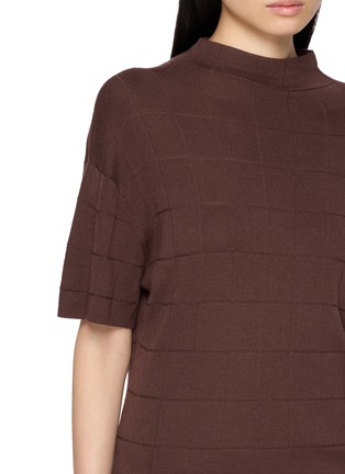  - RUOHAN - 半高领肌理针织上衣