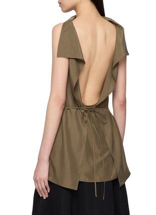 背面 - 点击放大 - RUOHAN - KUVA 系带真丝上衣