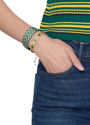 模特儿示范图 - 点击放大 - GUANABANA - Embroidered Bracelet