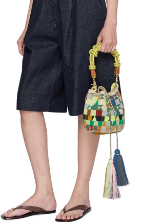 正面 -点击放大 - GUANABANA - Macramé Crossbody Bag