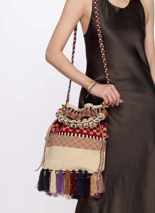 正面 -点击放大 - GUANABANA - Zoe Macramé Shoulder Bag