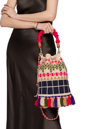 正面 -点击放大 - GUANABANA - Zoe Macramé Shoulder Bag