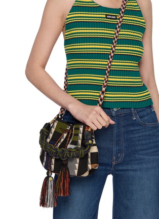 正面 -点击放大 - GUANABANA - Macramé Crossbody Bag