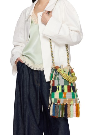 正面 -点击放大 - GUANABANA - Zoe Macramé Shoulder Bag