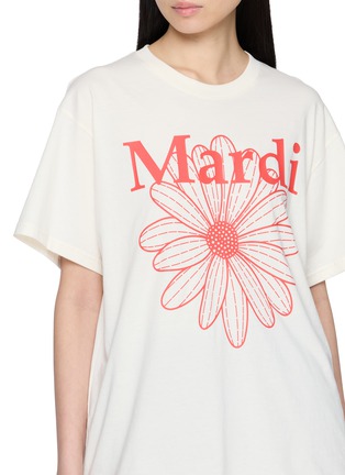  - MARDI MERCREDI - Flower Graphic Cotton T-Shirt