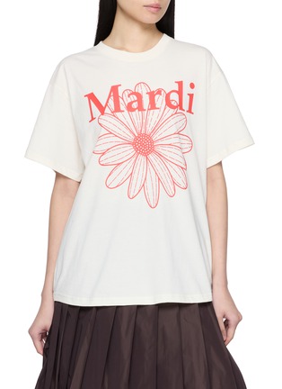 首图 - 点击放大 - MARDI MERCREDI - Flower Graphic Cotton T-Shirt