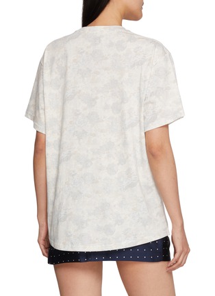背面 - 点击放大 - MARDI MERCREDI - Fleur Flowermardi Graphic Cotton T-Shirt