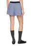 背面 - 点击放大 - MARDI MERCREDI - Contrast Drawstring Waistband Check Cotton Shorts