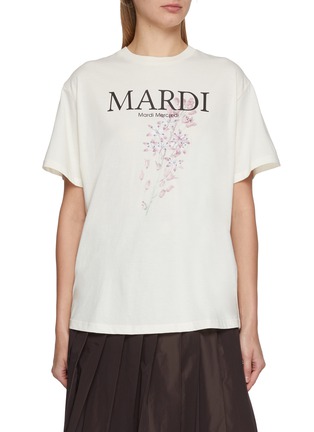 首图 - 点击放大 - MARDI MERCREDI - Lilies 01 Cotton T-Shirt