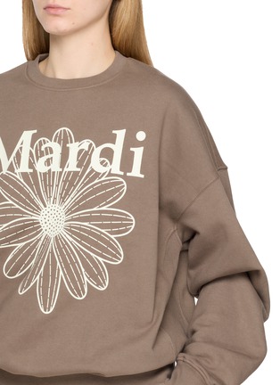  - MARDI MERCREDI - Flower Graphic Cotton Sweatshirt