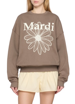 首图 - 点击放大 - MARDI MERCREDI - Flower Graphic Cotton Sweatshirt