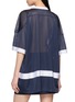背面 - 点击放大 - MARDI MERCREDI - Blossom Graphic V-Neck Mesh Jersey Top