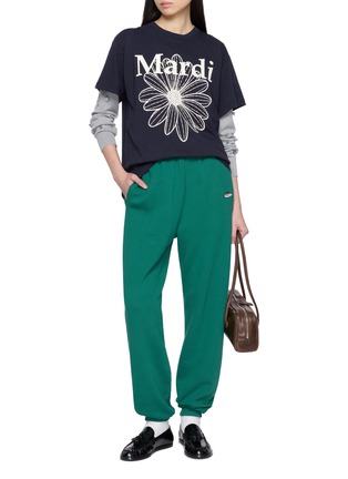 模特儿示范图 - 点击放大 - MARDI MERCREDI - Flower Graphic Cotton T-Shirt