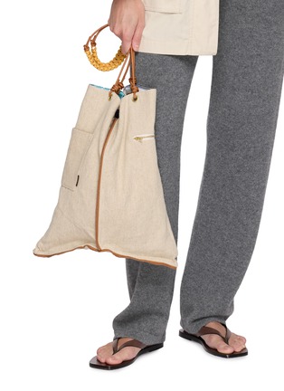 正面 -点击放大 - MANIPURI - Large Paracord Reversible Tote Bag