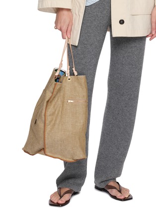 正面 -点击放大 - MANIPURI - Large Reversible Print Tote Bag