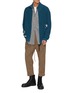 模特儿示范图 - 点击放大 - SONG FOR THE MUTE - X Birkenstock Flower Zip Up Funnel Neck Jacket