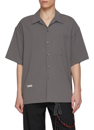 首图 - 点击放大 - SONG FOR THE MUTE - Pinstripe Gym Gabardine Shirt