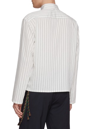 背面 - 点击放大 - SONG FOR THE MUTE - Dobby Striped Cropped Shirt