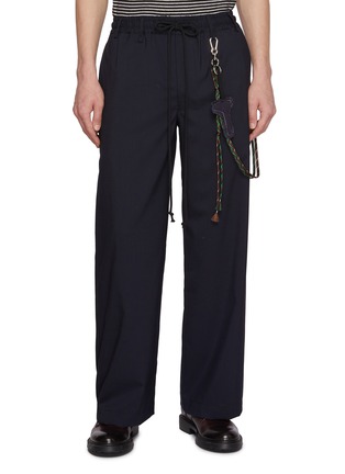 首图 - 点击放大 - SONG FOR THE MUTE - Rope Detail Wool Gabardine Lounge Pants