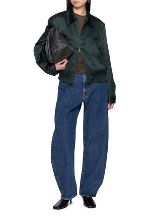 模特儿示范图 - 点击放大 - TONYWACK - 混丝拉链夹克